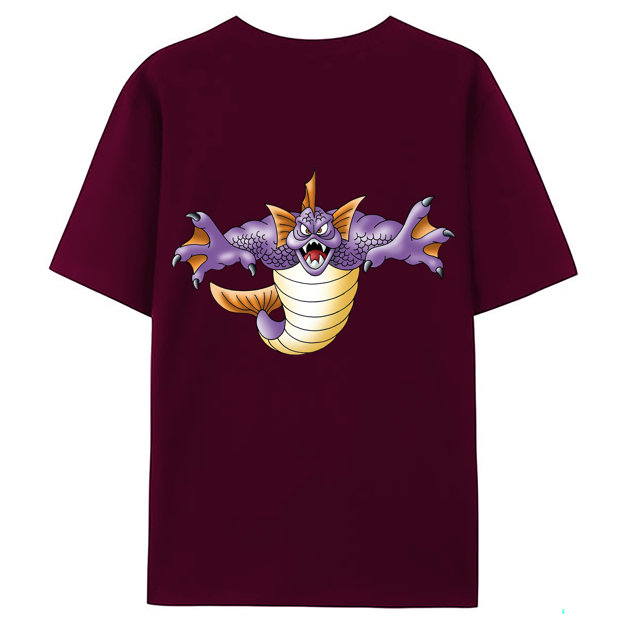 （画像用） ドラゴンクエスト Doragon Kuesuto Dragon Quest レディース半袖Tシャツ(バックプリント)